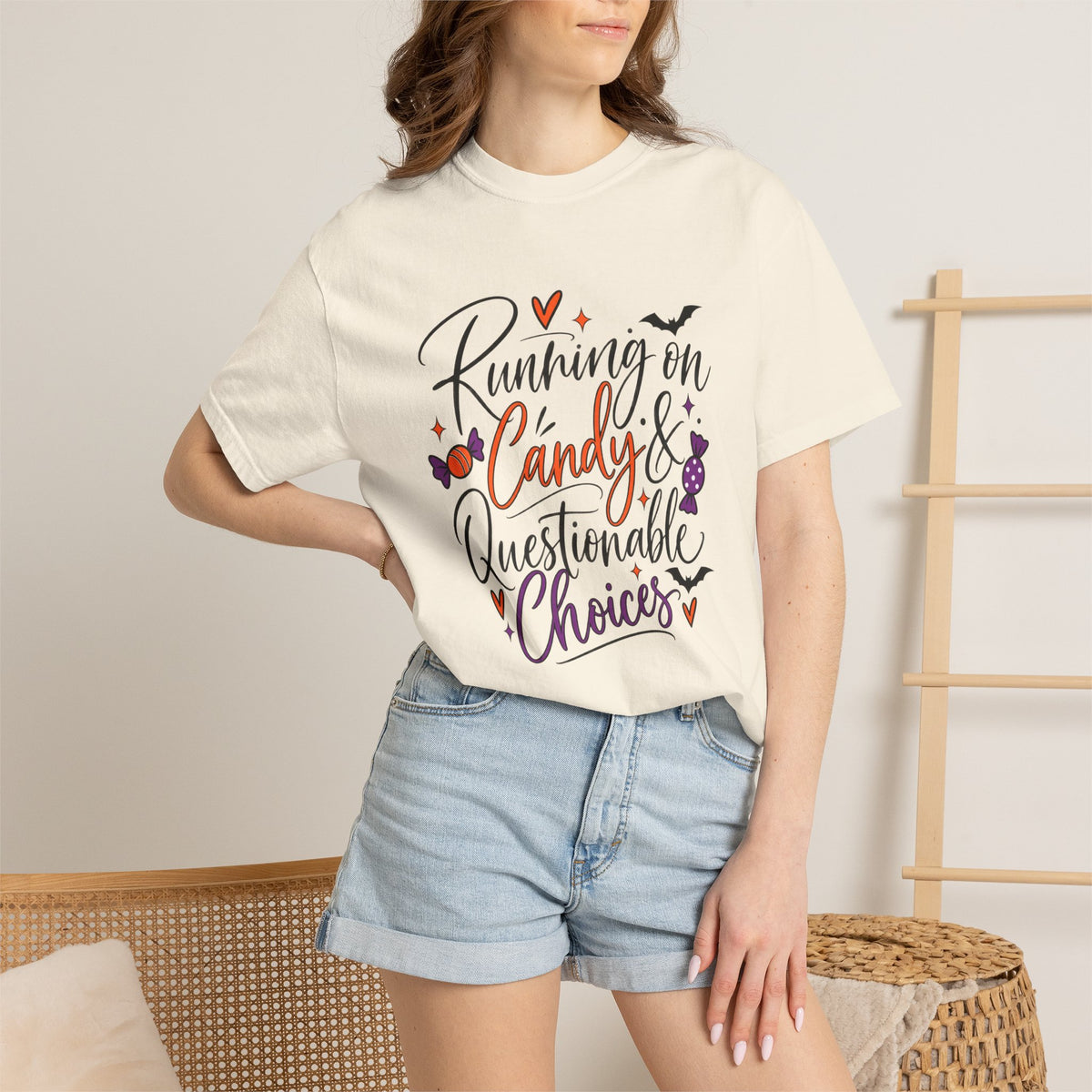 Running on Candy & Questionable Choices T-Shirt