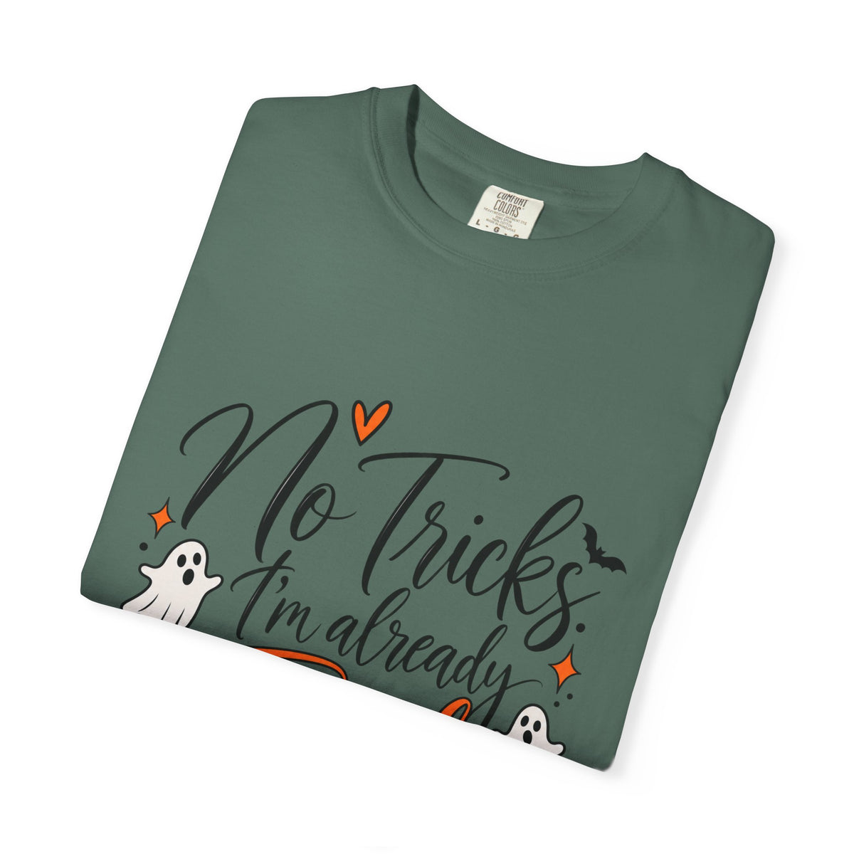 No Tricks I’m Already Tired Halloween T-Shirt
