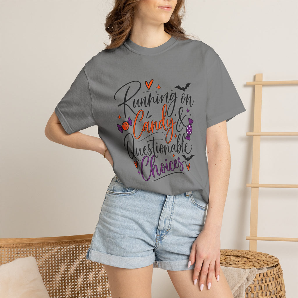 Running on Candy & Questionable Choices T-Shirt