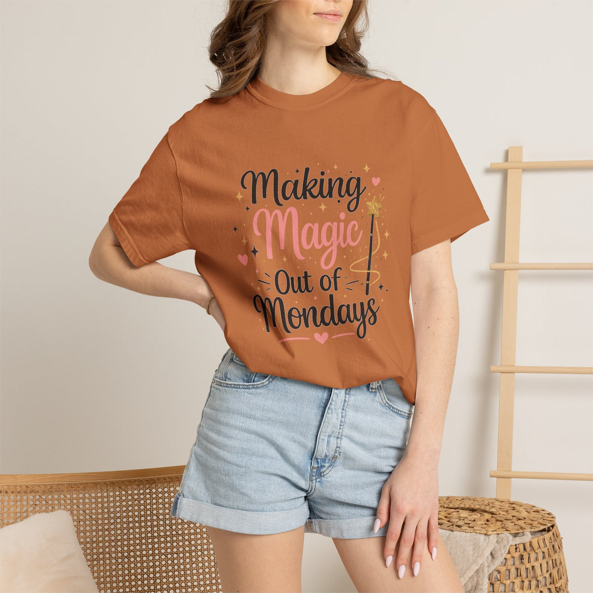 Making Magic Out of Mondays T-shirt | Inspirational Quote Tee