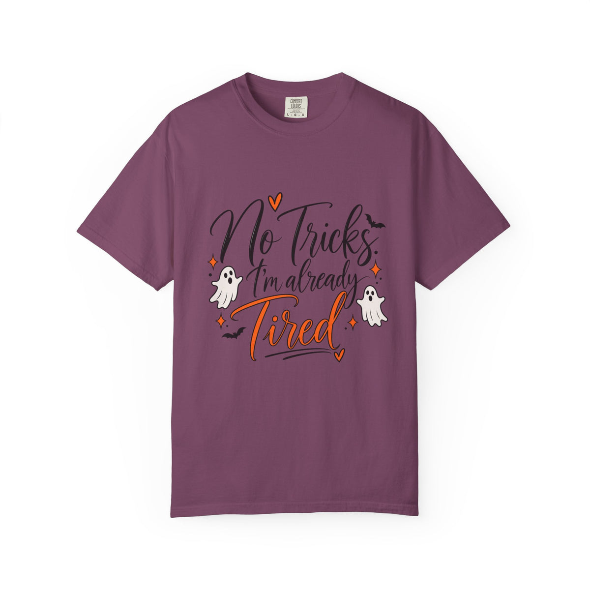 No Tricks I’m Already Tired Halloween T-Shirt