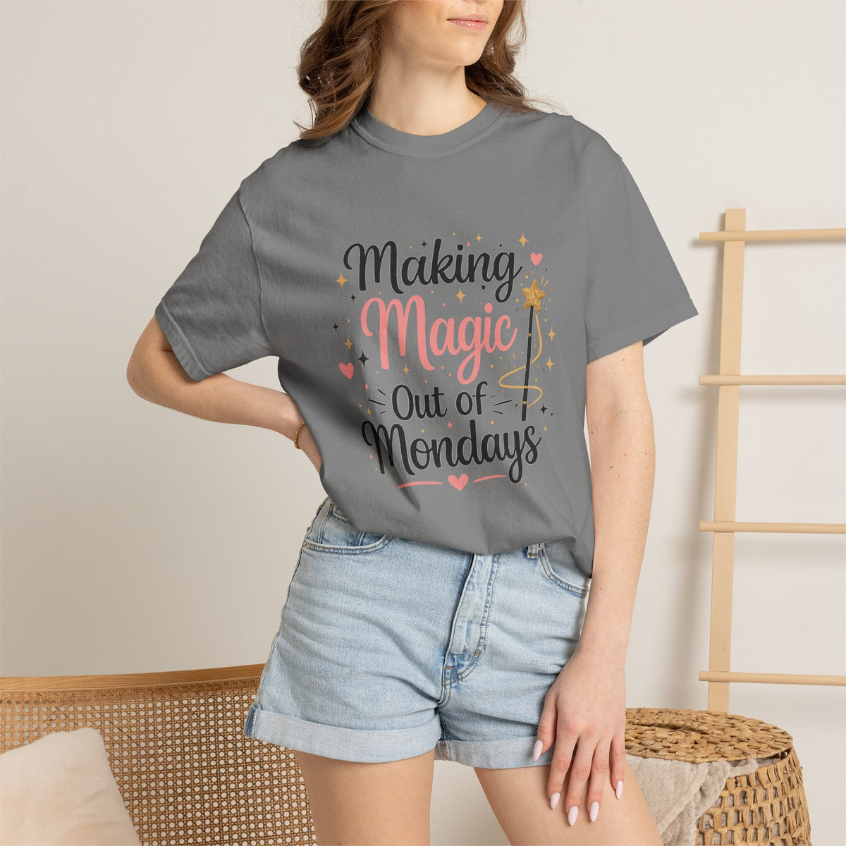 Making Magic Out of Mondays T-shirt | Inspirational Quote Tee