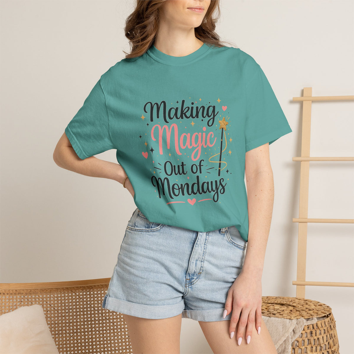 Making Magic Out of Mondays T-shirt | Inspirational Quote Tee