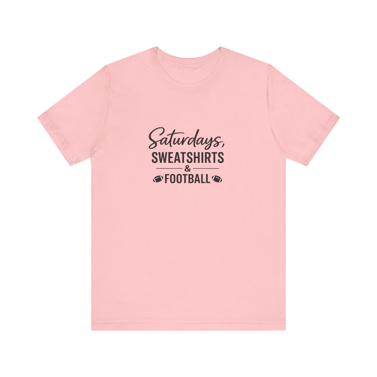 Saturdays Sweatshirts & Football T-Shirt | Football Mom Tee, Game Day Shirt