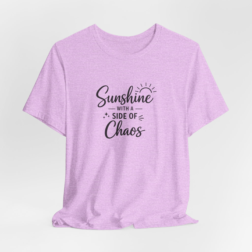 Sunshine with a Side of Chaos T-Shirt | Funny Script Tee