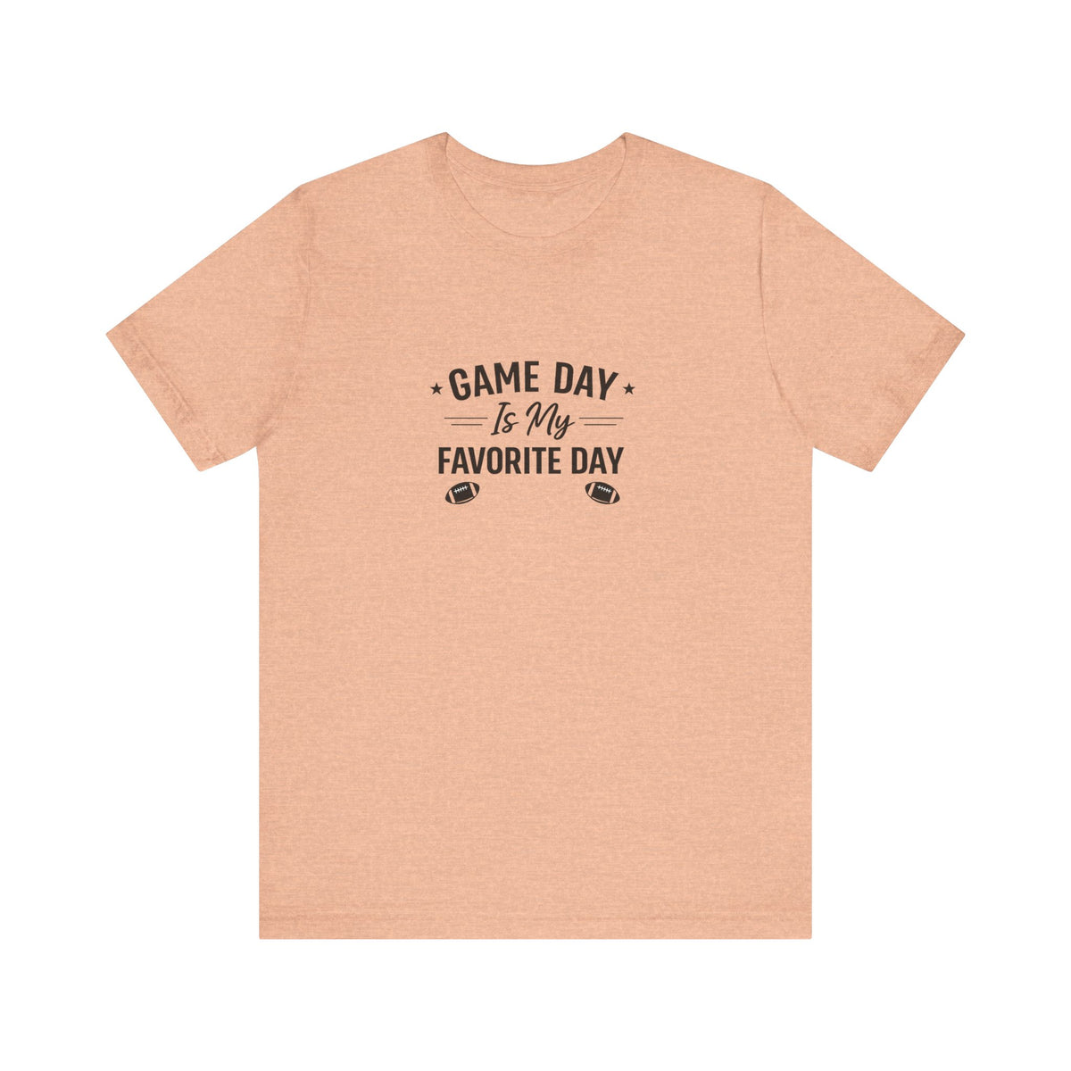 Game Day Is My Favorite Day T-Shirt | Football Script Tee, Sports Fan Top
