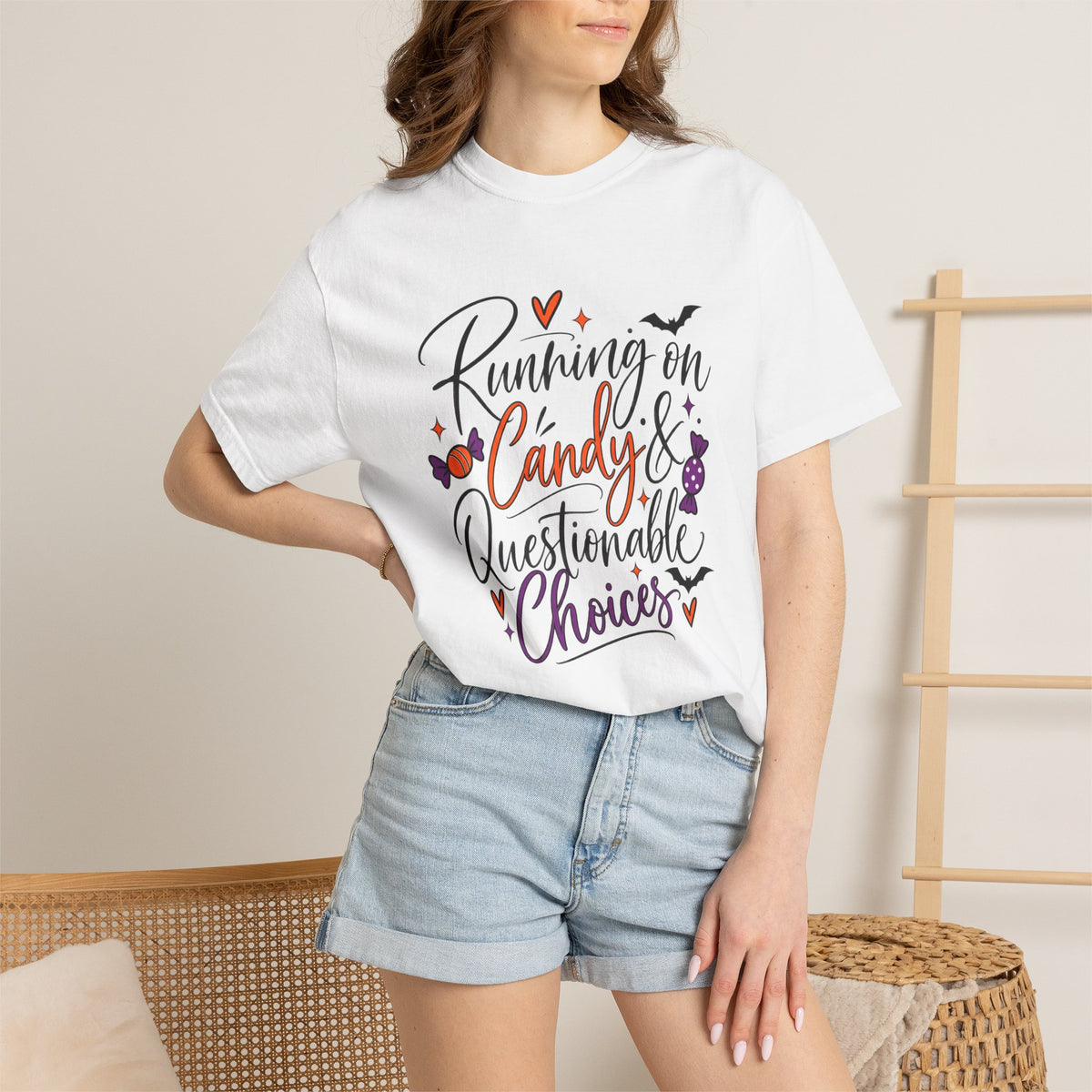 Running on Candy & Questionable Choices T-Shirt