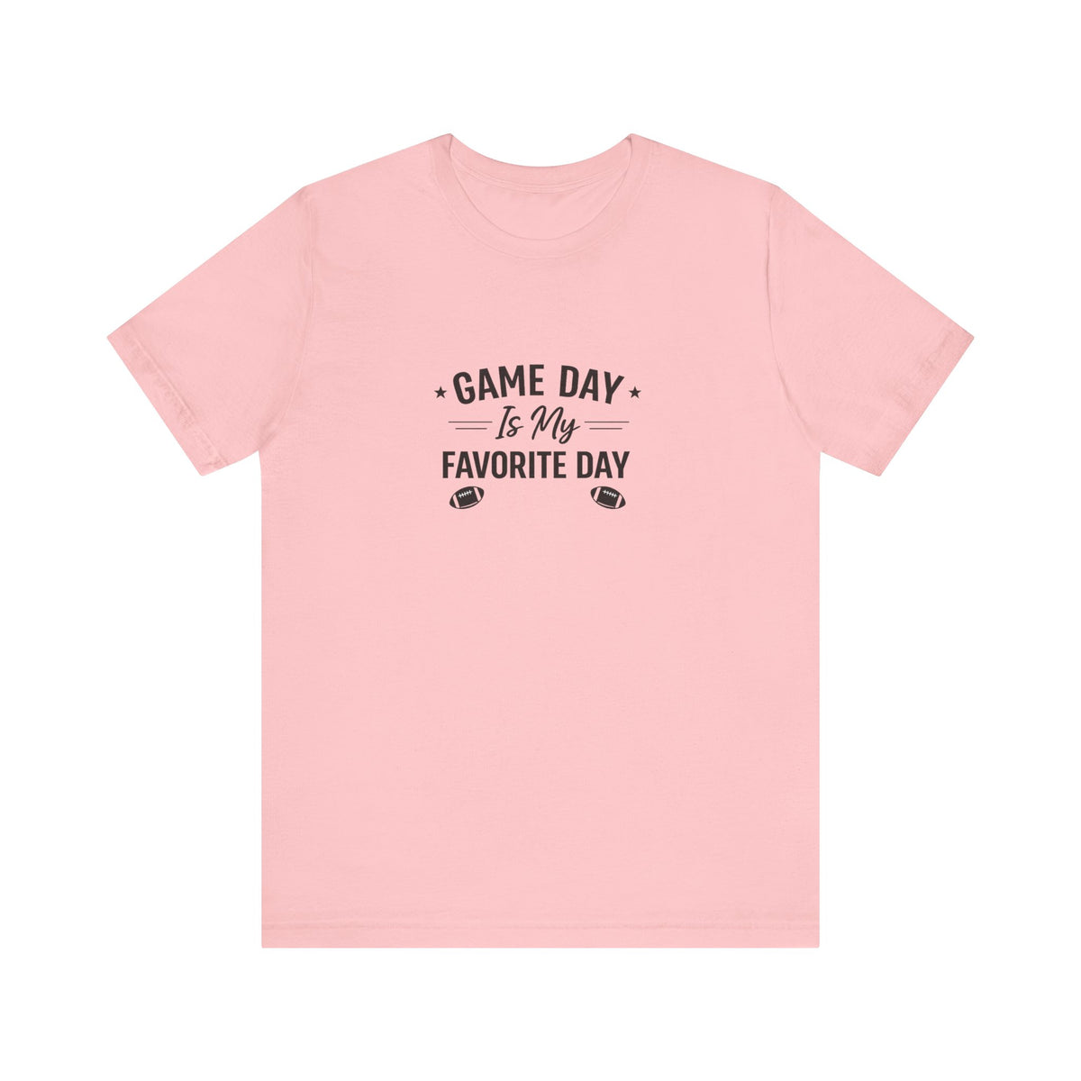 Game Day Is My Favorite Day T-Shirt | Football Script Tee, Sports Fan Top