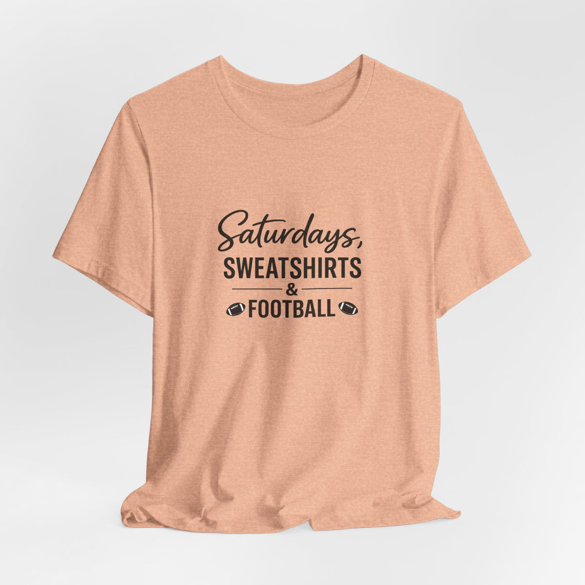 Saturdays Sweatshirts & Football T-Shirt | Football Mom Tee, Game Day Shirt