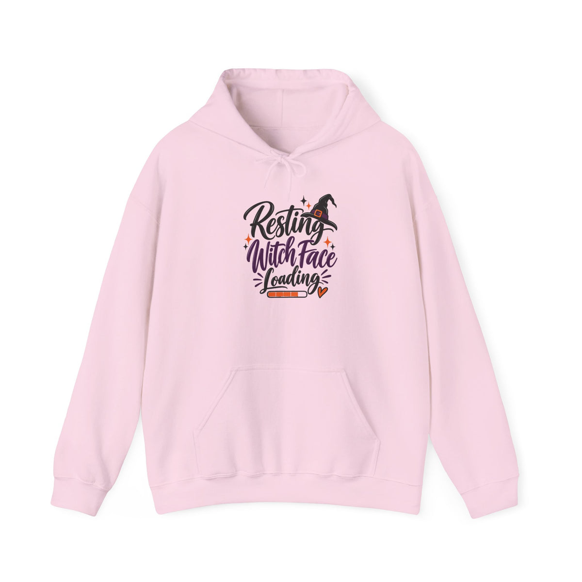 Hoodie - “Resting Witch Face Loading” Halloween Witch Hooded Sweatshirt