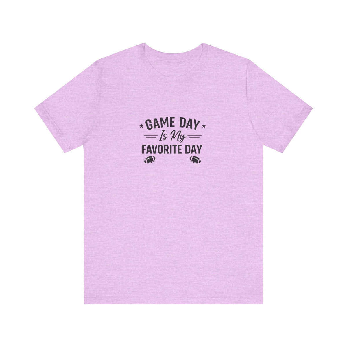 Game Day Is My Favorite Day T-Shirt | Football Script Tee, Sports Fan Top