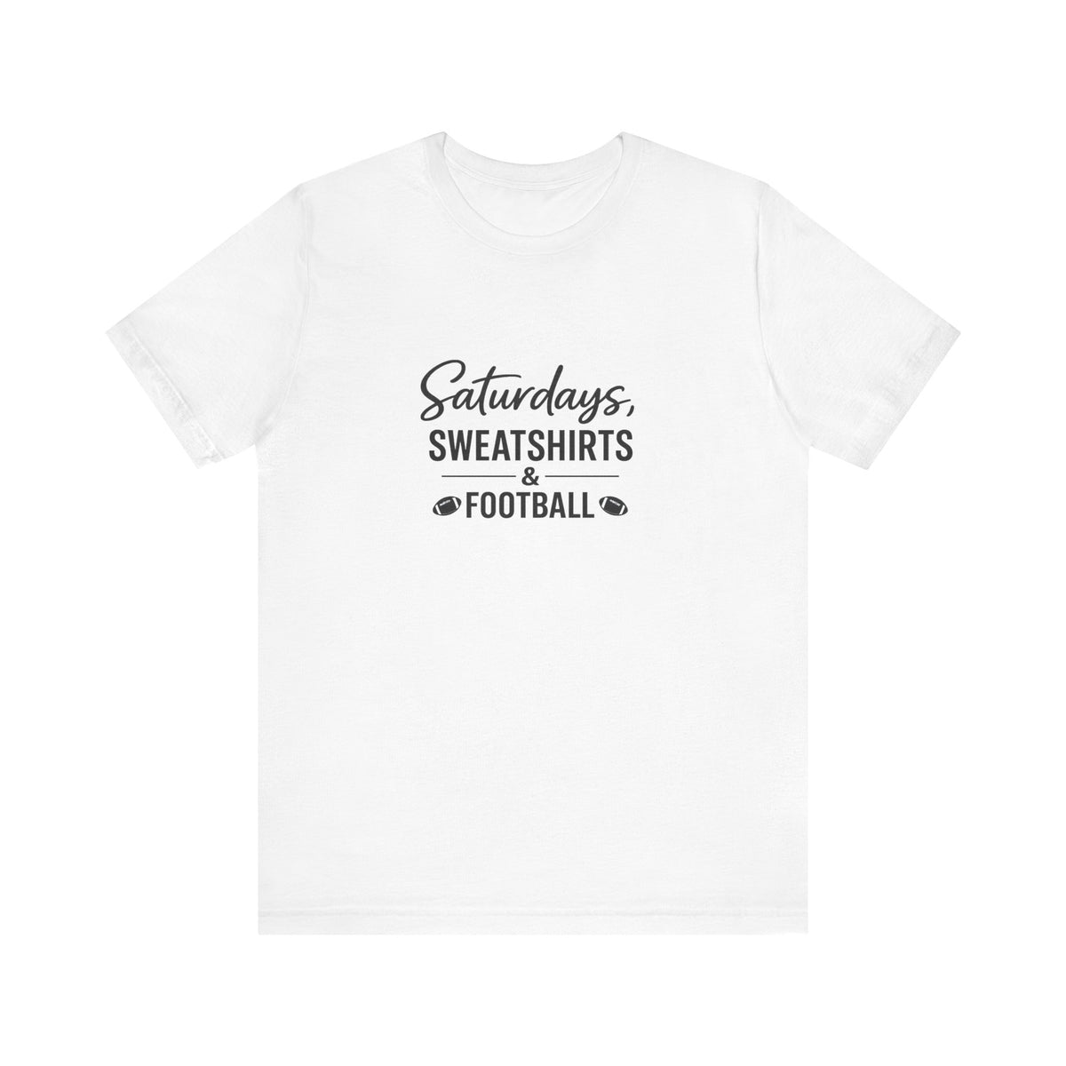 Saturdays Sweatshirts & Football T-Shirt | Football Mom Tee, Game Day Shirt
