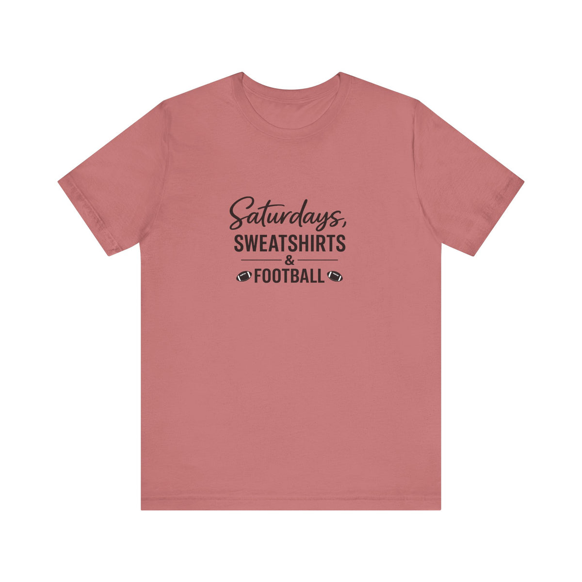 Saturdays Sweatshirts & Football T-Shirt | Football Mom Tee, Game Day Shirt