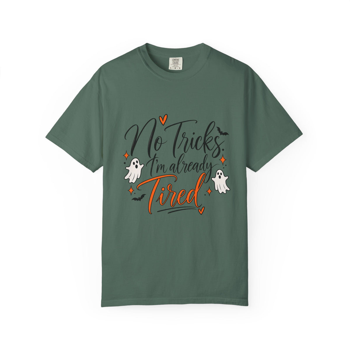 No Tricks I’m Already Tired Halloween T-Shirt