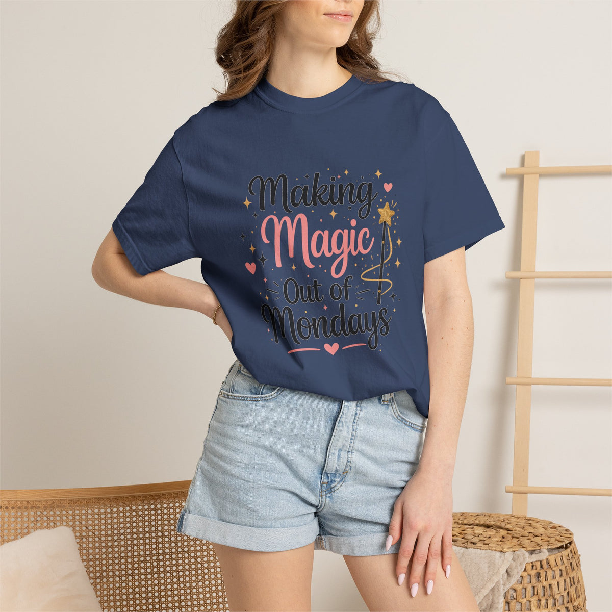 Making Magic Out of Mondays T-shirt | Inspirational Quote Tee