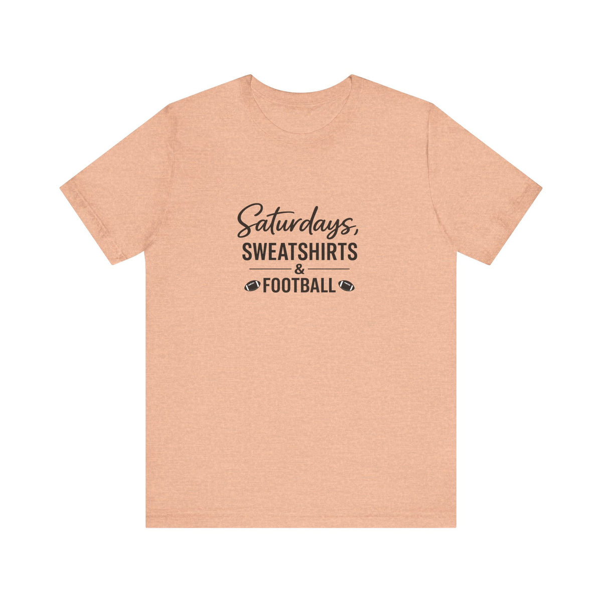 Saturdays Sweatshirts & Football T-Shirt | Football Mom Tee, Game Day Shirt