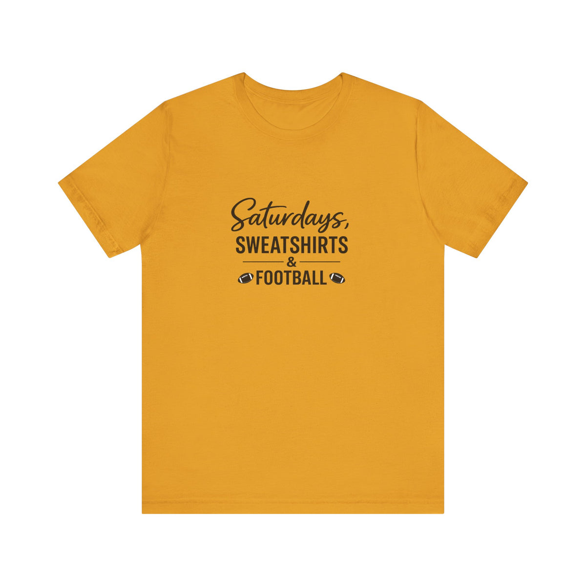 Saturdays Sweatshirts & Football T-Shirt | Football Mom Tee, Game Day Shirt