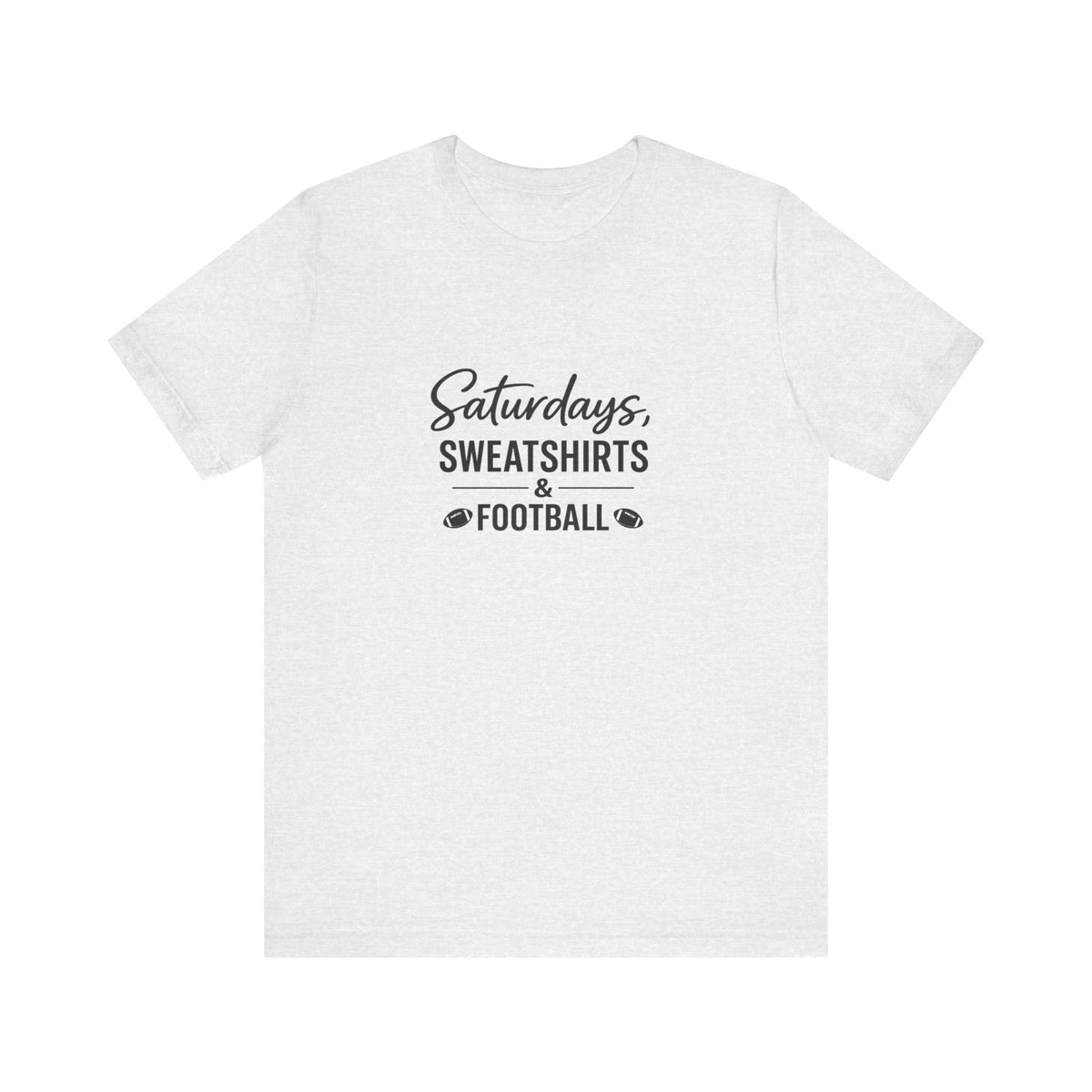 Saturdays Sweatshirts & Football T-Shirt | Football Mom Tee, Game Day Shirt