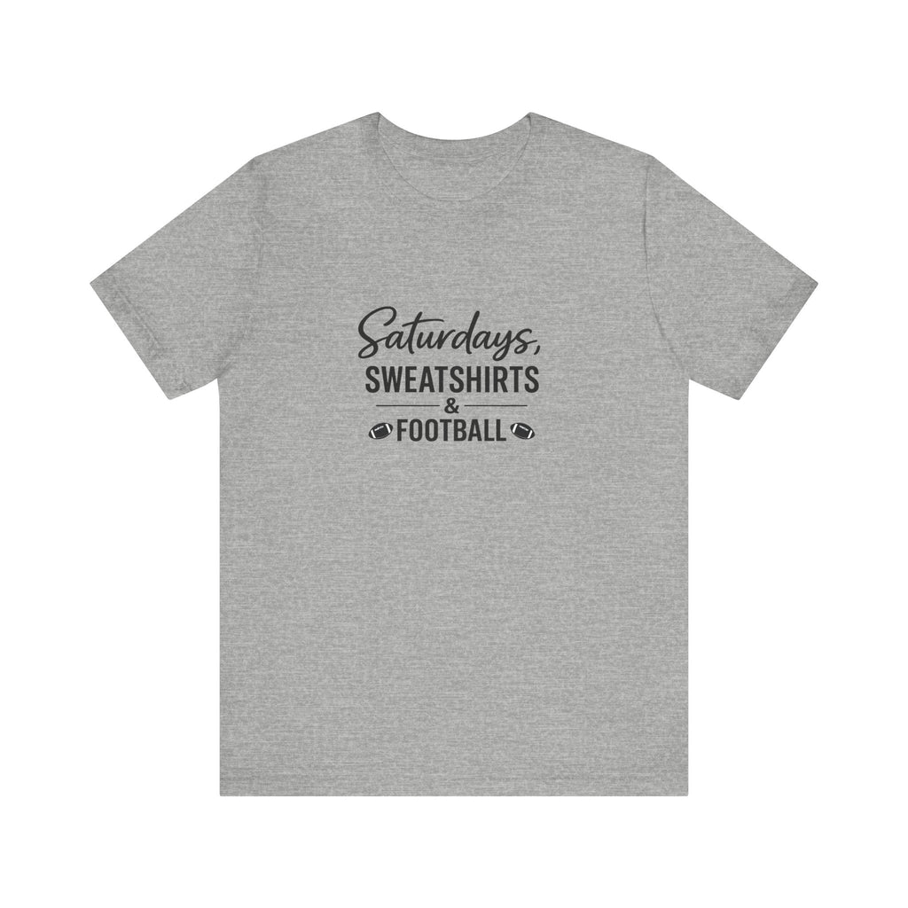 Saturdays Sweatshirts & Football T-Shirt | Football Mom Tee, Game Day Shirt