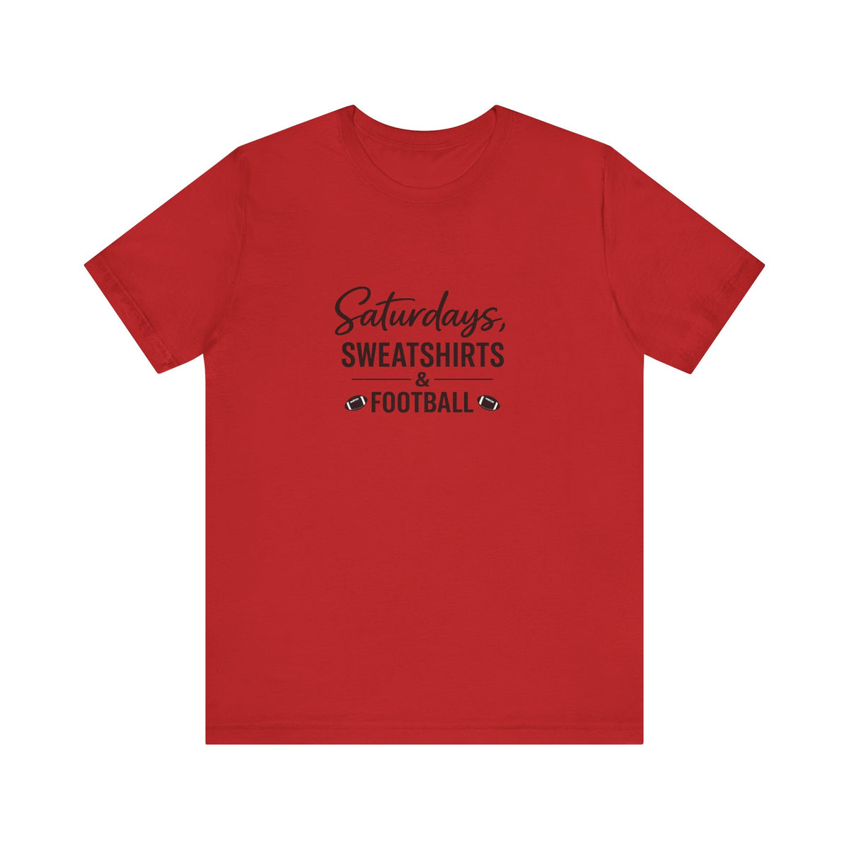 Saturdays Sweatshirts & Football T-Shirt | Football Mom Tee, Game Day Shirt