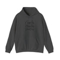 Hoodie — "Crisp Air, Messy Hair, Don’t Care" Cozy Graphic Hoodie