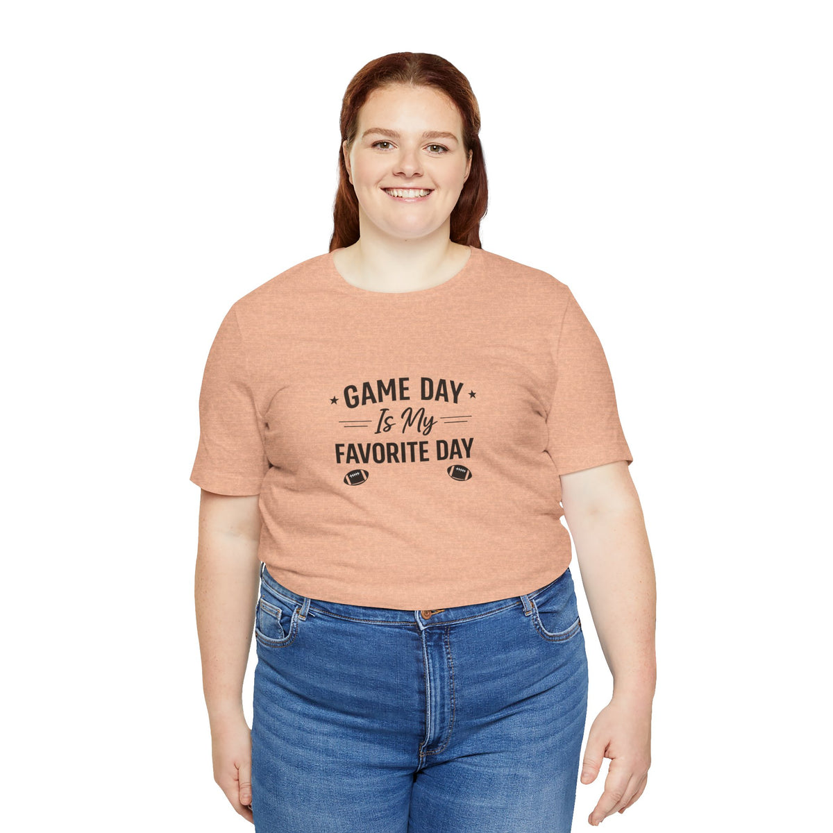 Game Day Is My Favorite Day T-Shirt | Football Script Tee, Sports Fan Top